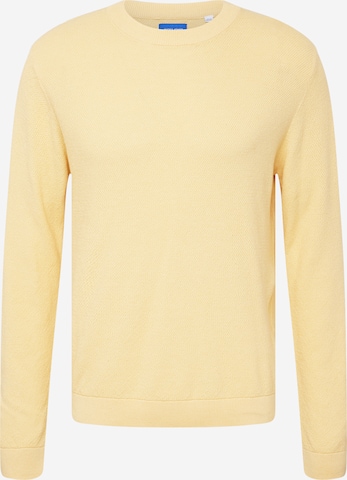 Pull-over 'LAFAYETTE' JACK & JONES en jaune : devant