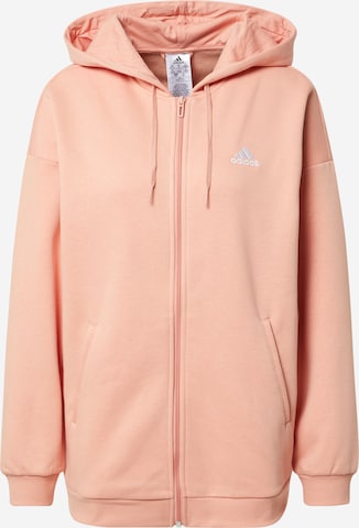 ADIDAS PERFORMANCE Sportief sweatvest in Oranje: voorkant