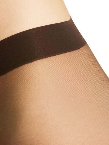 FALKE Tights 'Seidenglatt' in Brown