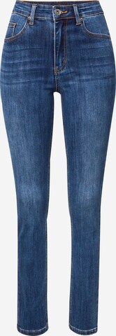 Skinny Jeans 'Sibbir' de la Peppercorn pe albastru: față