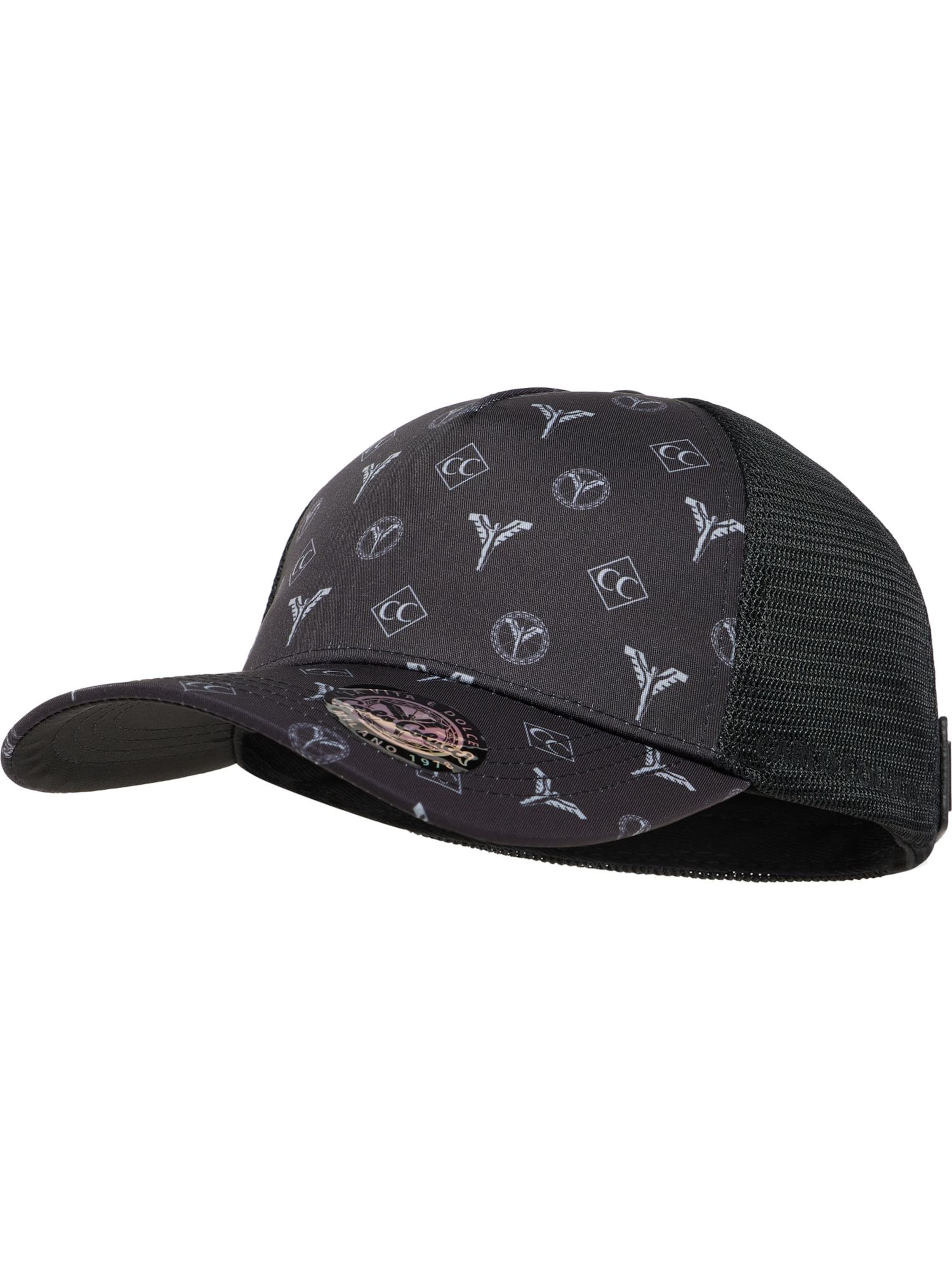 Carlo Colucci Cap 'Facchini' in Black: front