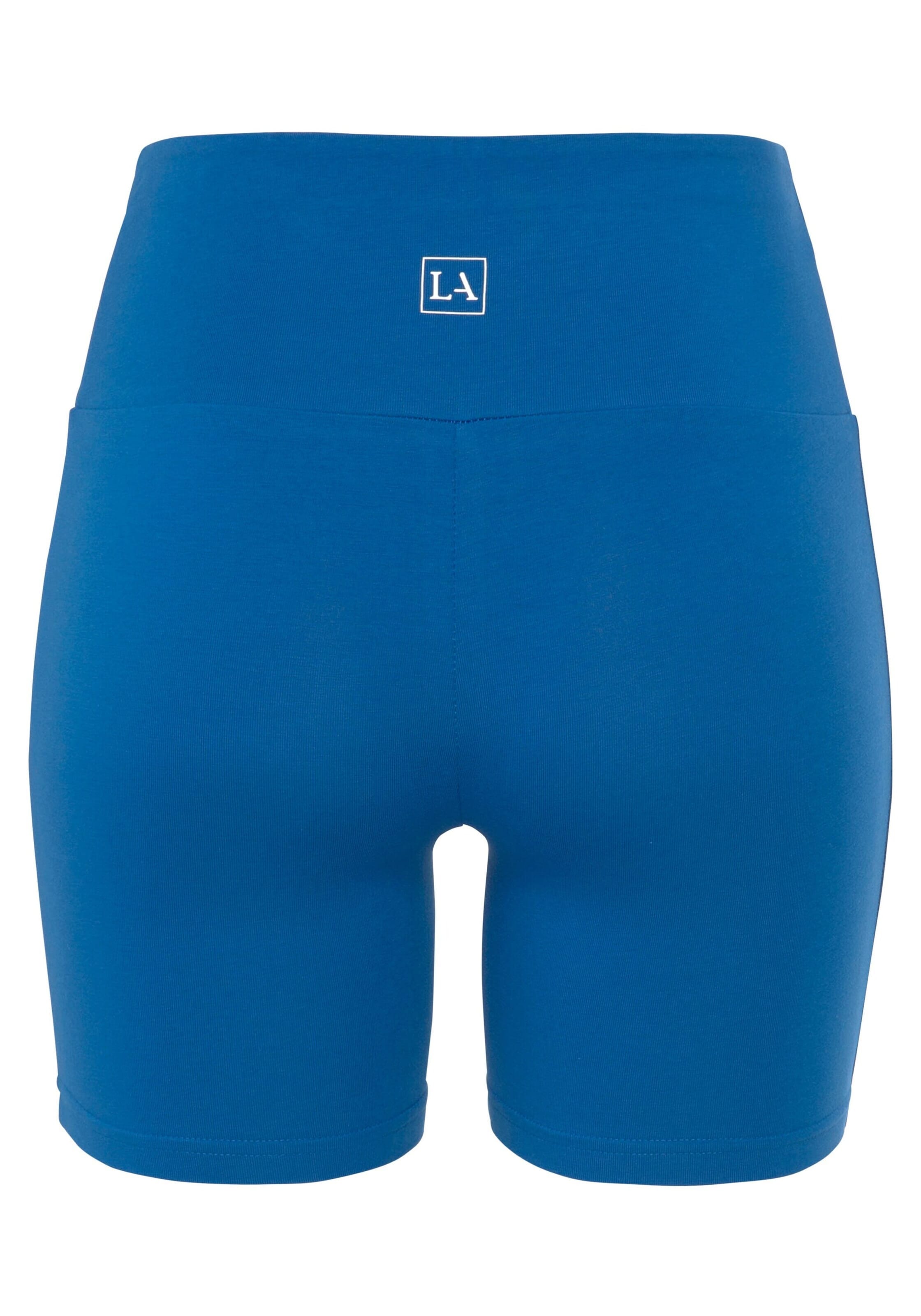 LASCANA Skinny Sportbroek in Blauw