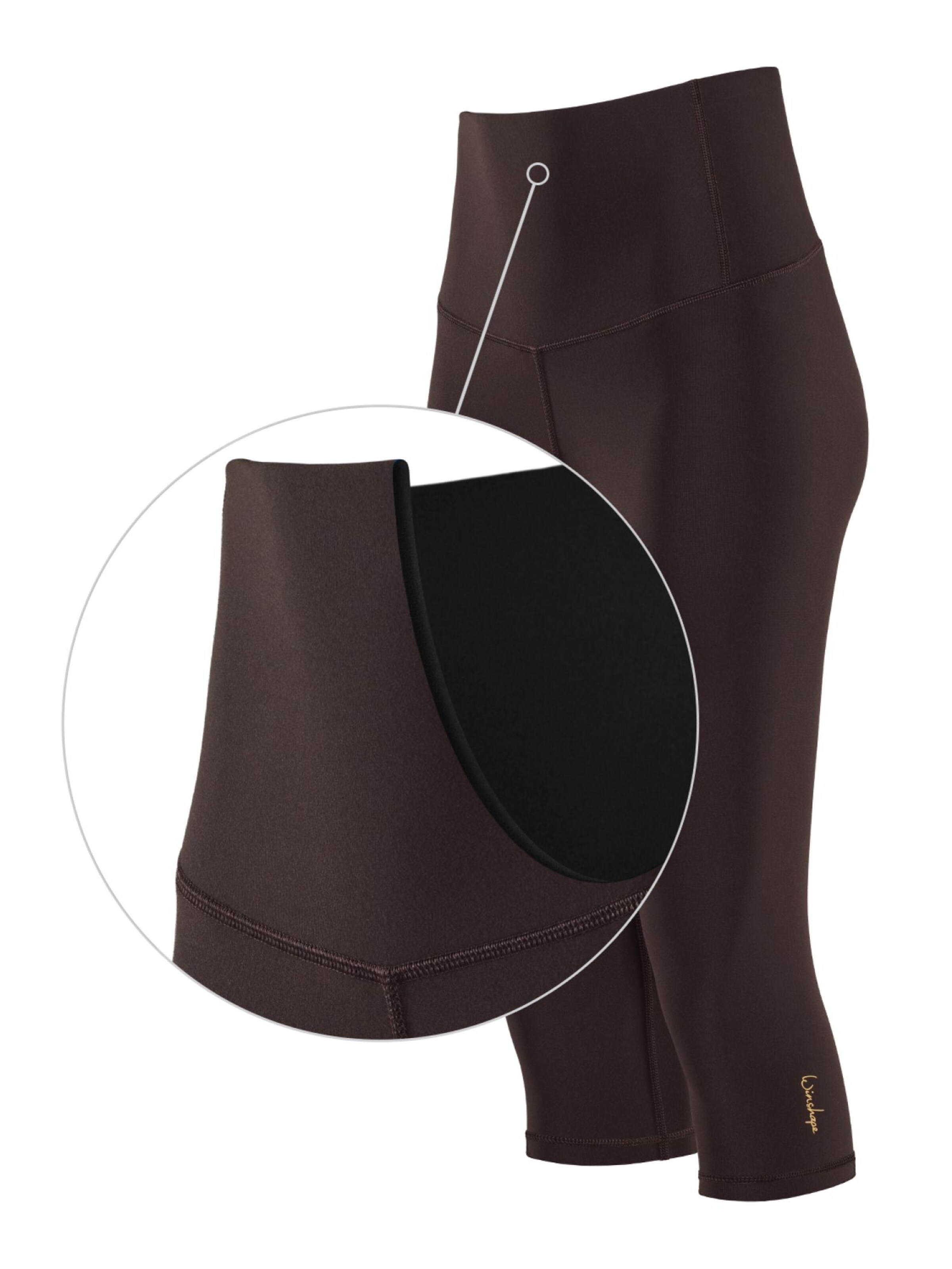 Winshape Skinny Παντελόνι φόρμας 'HWL217C' σε καφέ