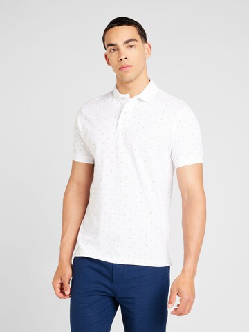 Springfield Poloshirt 'RECONSIDER' in Weiß: Vorderseite