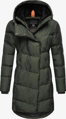 Ragwear Зимно палто 'Pavla' в зелено: отпред