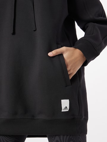 ADIDAS SPORTSWEAR Sports sweatshirt 'Lounge Fleece' in Black