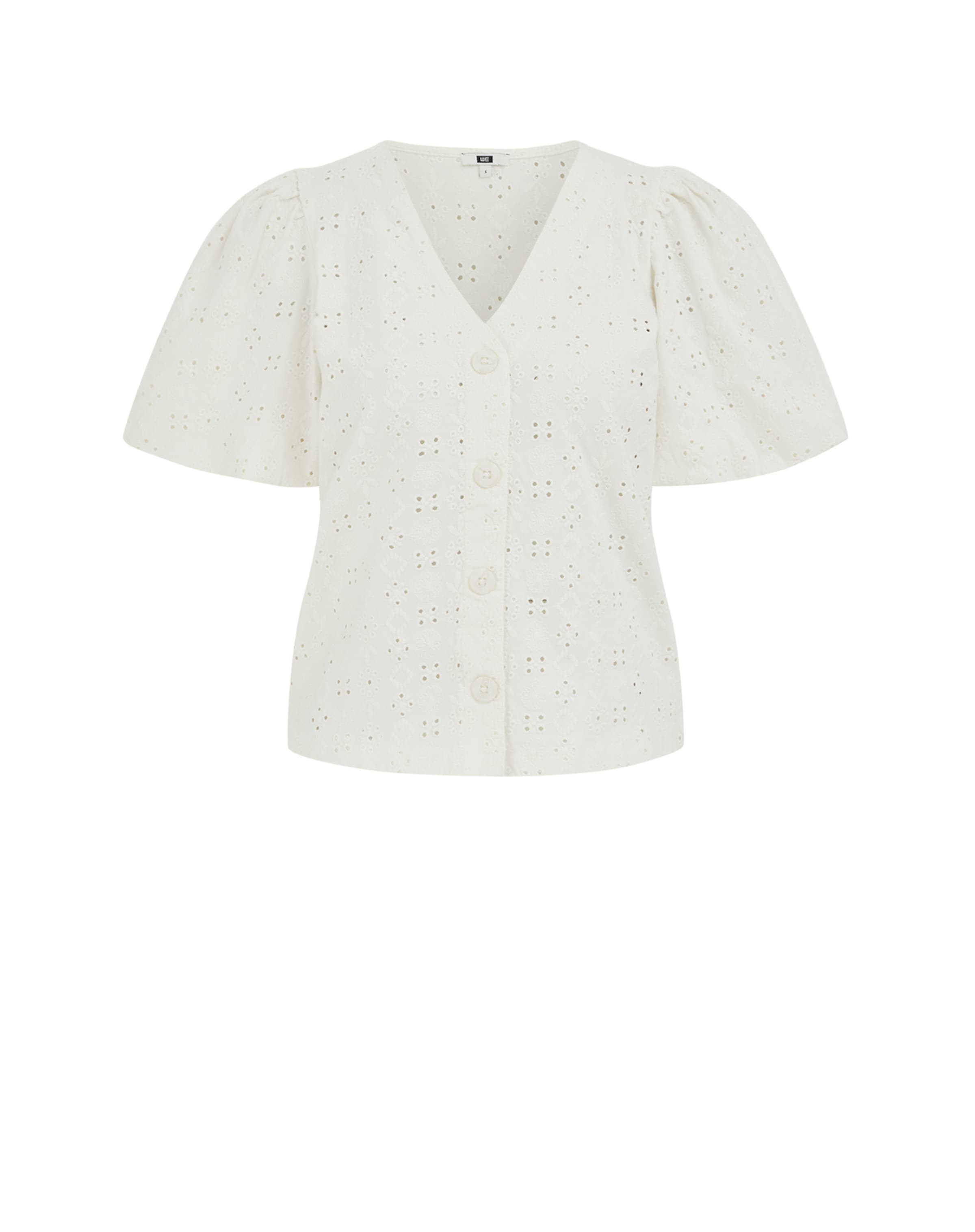 WE Fashion Блузка в Белый: спереди