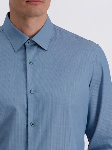 PIERRE CARDIN Regular fit Business shirt in Blue