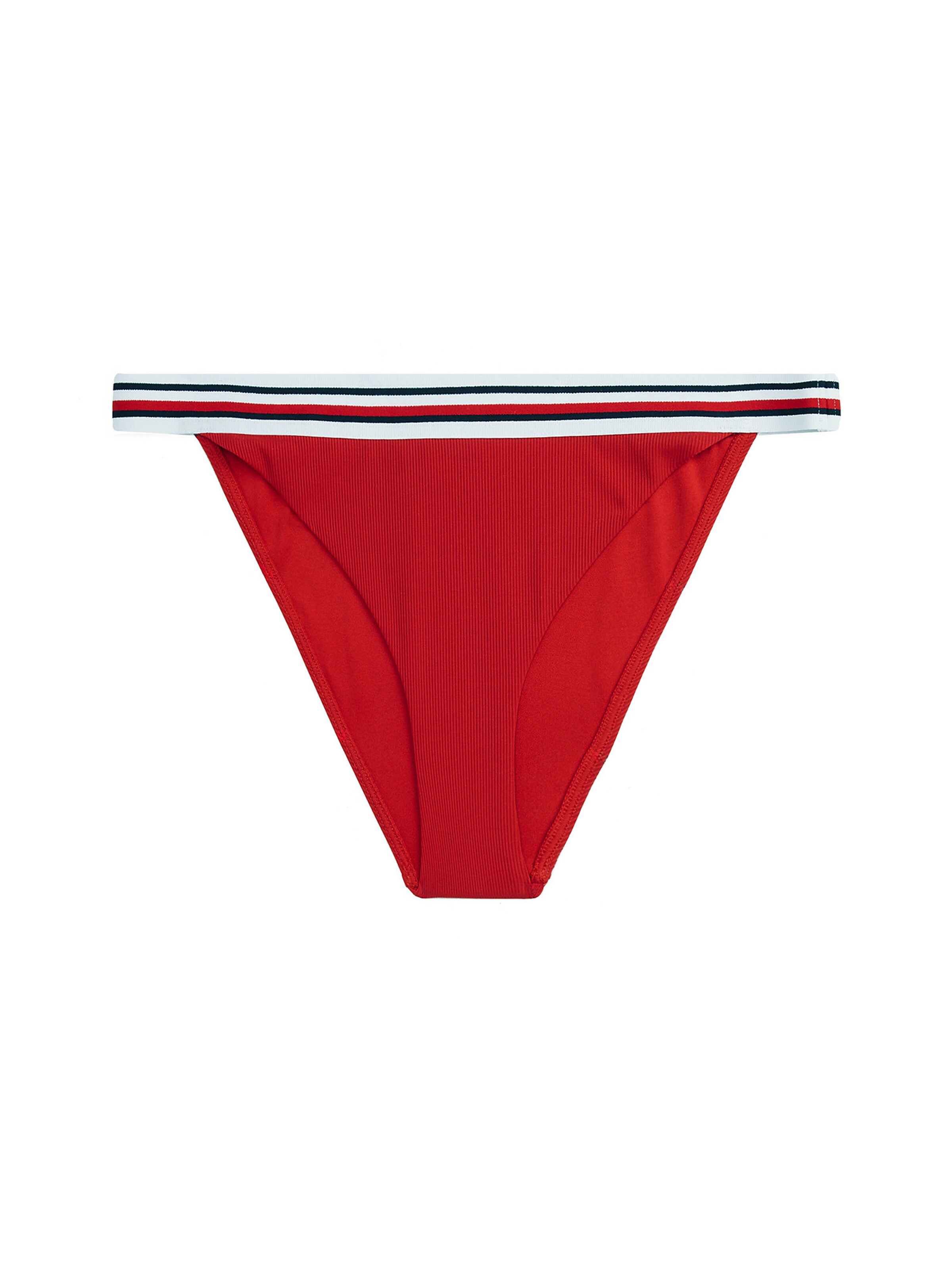 Bas de bikini TOMMY HILFIGER en rouge : devant