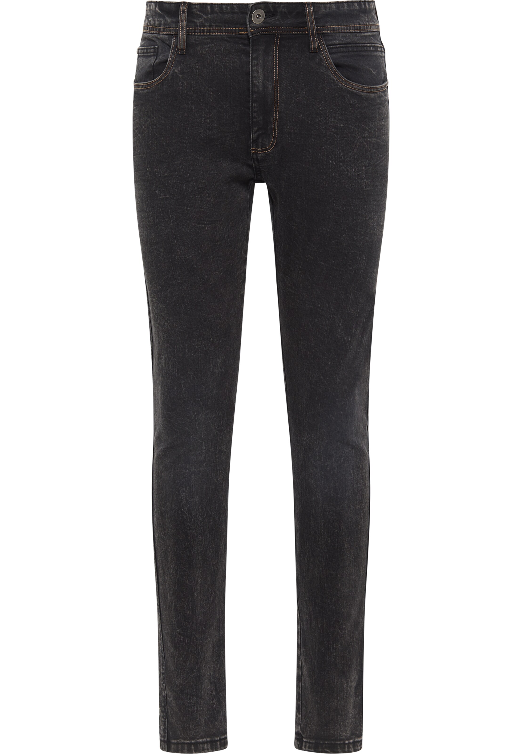 MO Slimfit Jeans in Schwarz: Vorderseite