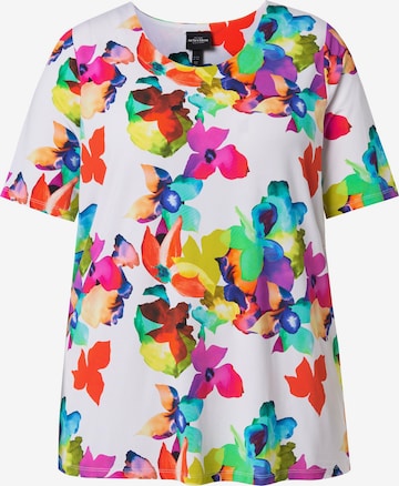 Ulla Popken Shirt in Weiß: Vorderseite