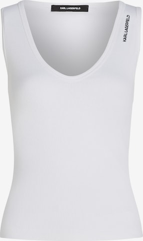balta Karl Lagerfeld Palaidinė be rankovių: priekis