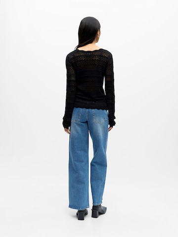 OBJECT Gebreid vest 'OBJNADUK' in Zwart