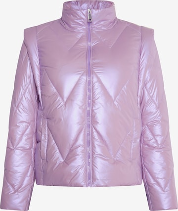 MYMO Between-Season Jacket 'Biany' in Purple: front