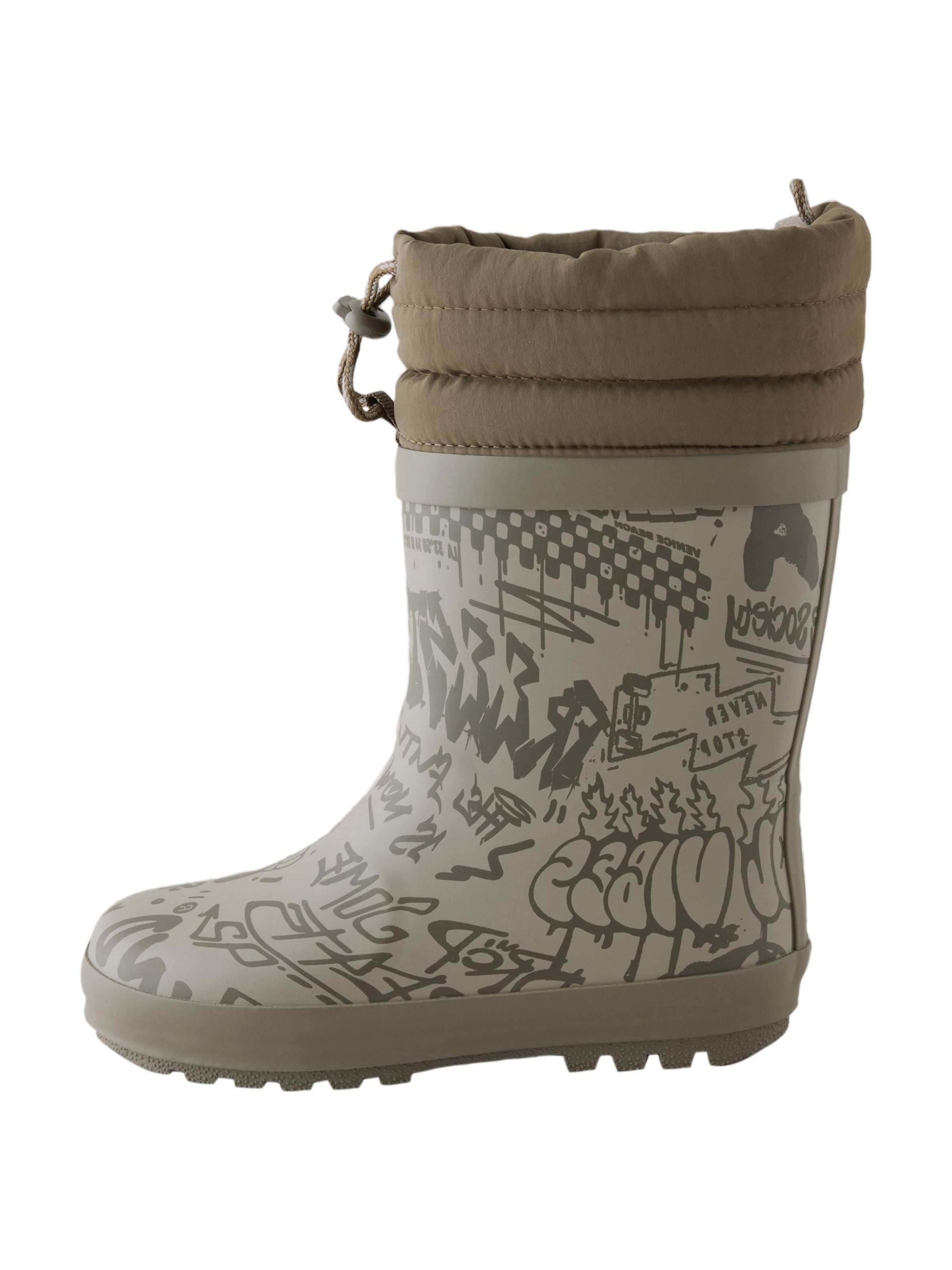 Bottes en caoutchouc Next en gris : devant