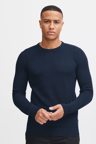 !Solid Sweater 'Karl' in Blue: front