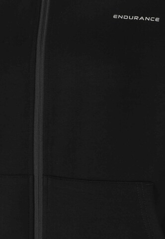ENDURANCE Sports sweat jacket 'Loweer' in Black