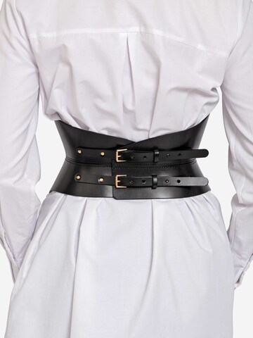 Haute Cuir Gürtel 'Medusa'‌‌‌ in Schwarz