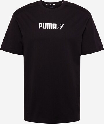 PUMA - Camiseta funcional 'RADCAL' en negro: frente