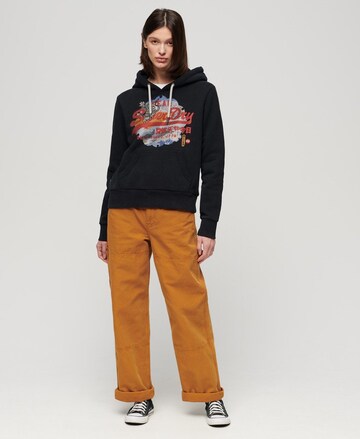 Superdry Sweatshirt ' Tokyo' in Zwart