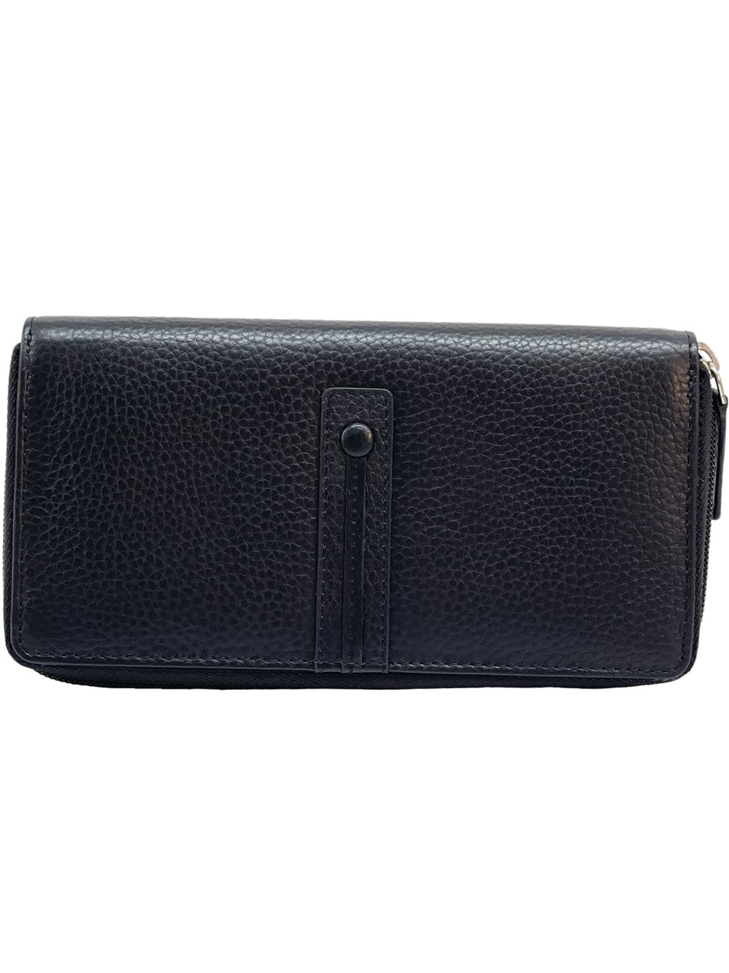 Florence Wallet in Black: front