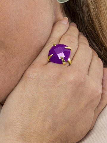 Luxenter Ring 'TIMBUR' i lilla