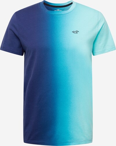 HOLLISTER Camiseta en navy / turquesa / azul cian / negro, Vista del producto