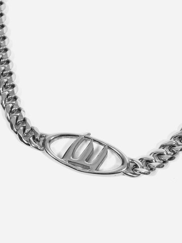 Wasted Paris - Cadena 'Switchblade Necklace' en plata: frente