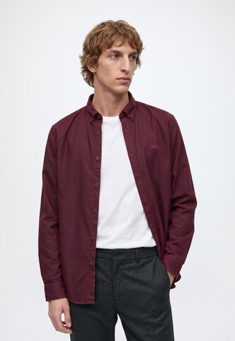 Regular fit Camicia di Lindbergh in rosso: frontale