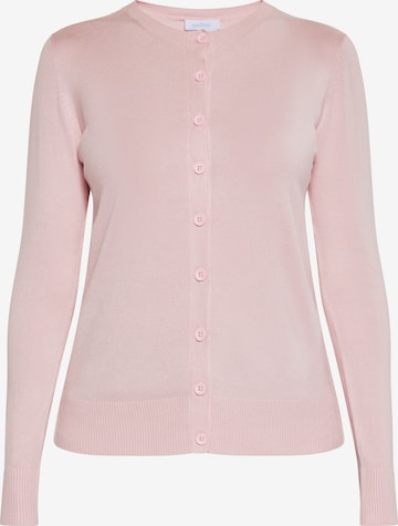 usha BLUE LABEL Knit Cardigan in Pink: front