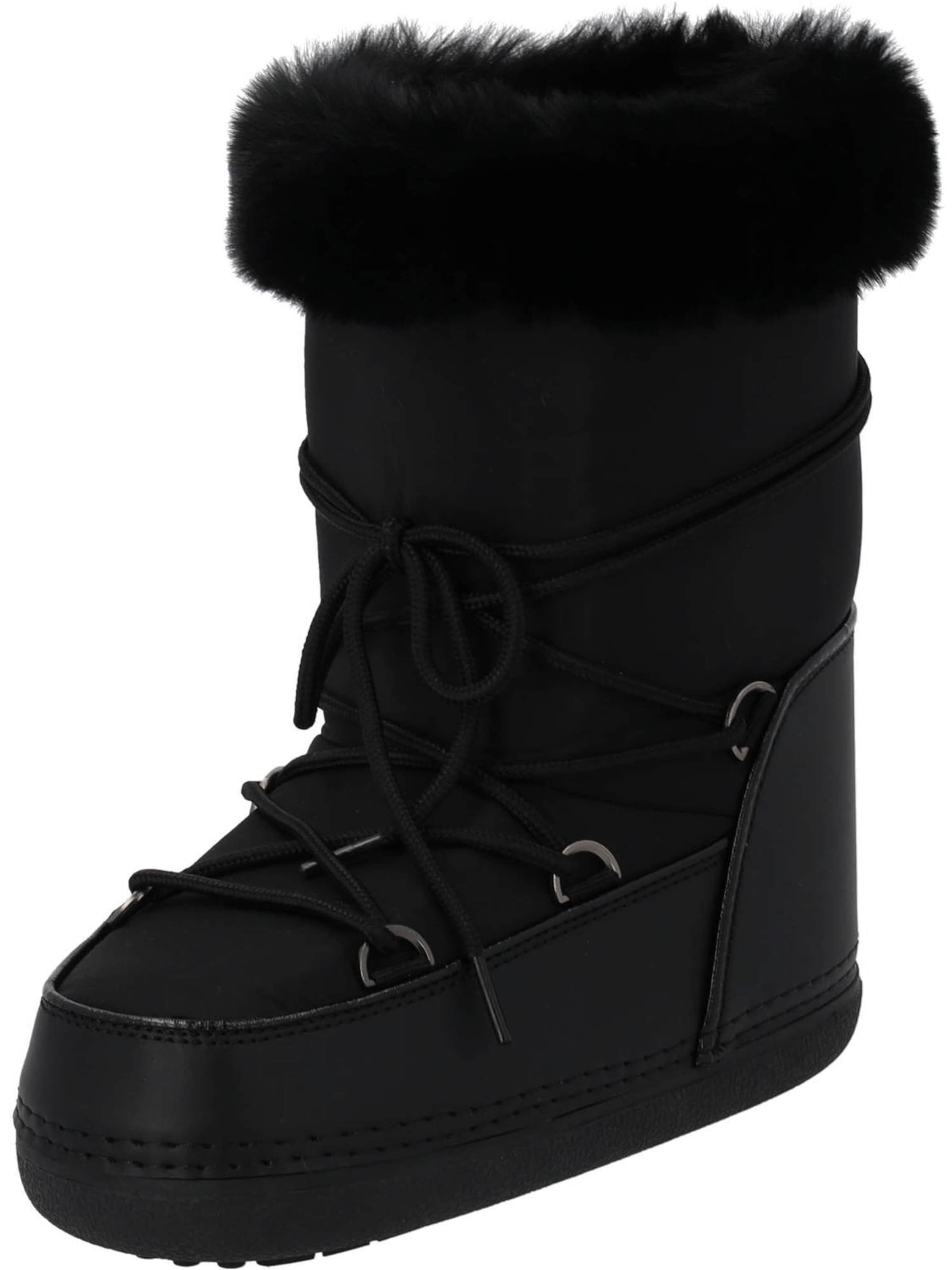 Palado by Sila Sahin - Botas de neve &#x27;Kikuko&#x27; em preto: frente
