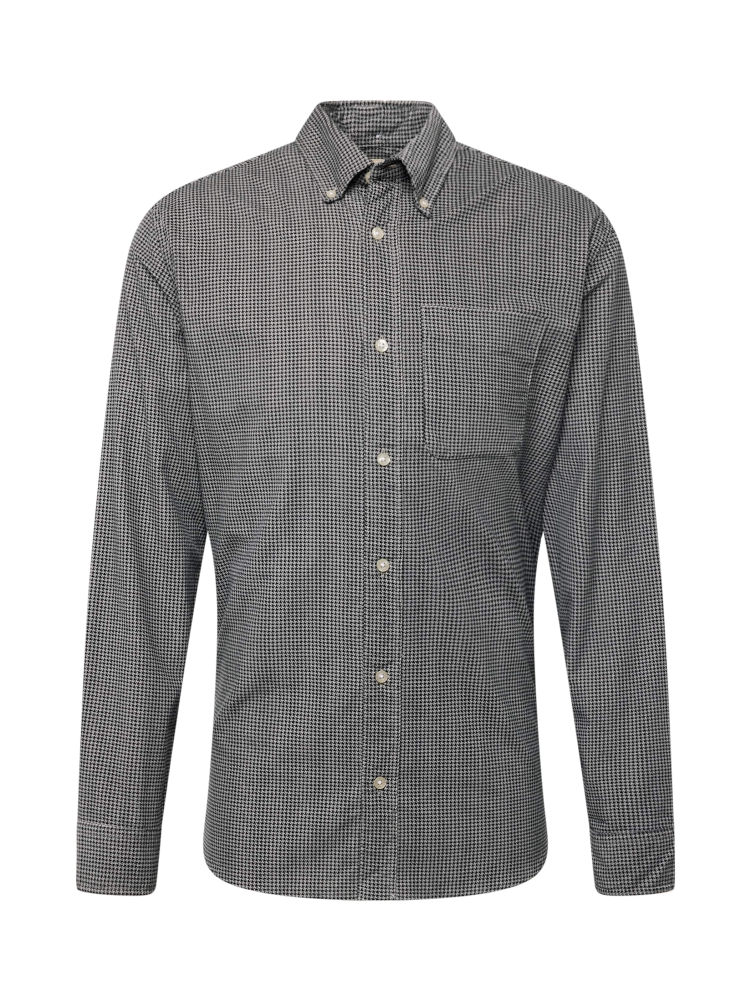 JACK & JONES Rovný strih Košeľa 'BROOK' - Sivá: predná strana