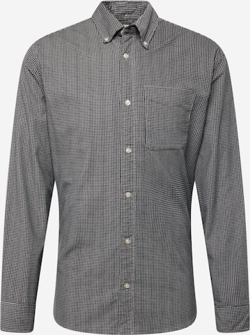 JACK & JONES - Ajuste regular Camisa 'BROOK' en gris: frente