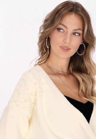 Cardigan faina en jaune
