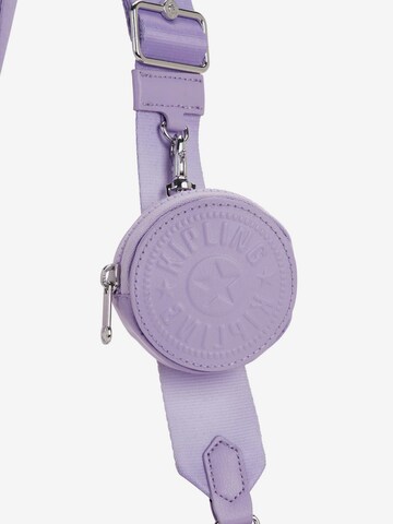 KIPLING - Mala de ombro 'Kimmie' em roxo