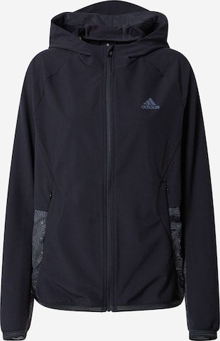 ADIDAS SPORTSWEAR Αθλητικό μπουφάν σε μαύρο: μπροστά