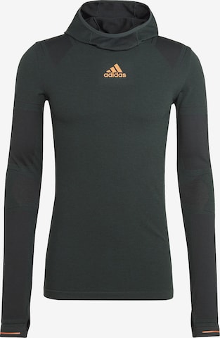 ADIDAS PERFORMANCE Athletic Sweatshirt 'X-City' in Green: front