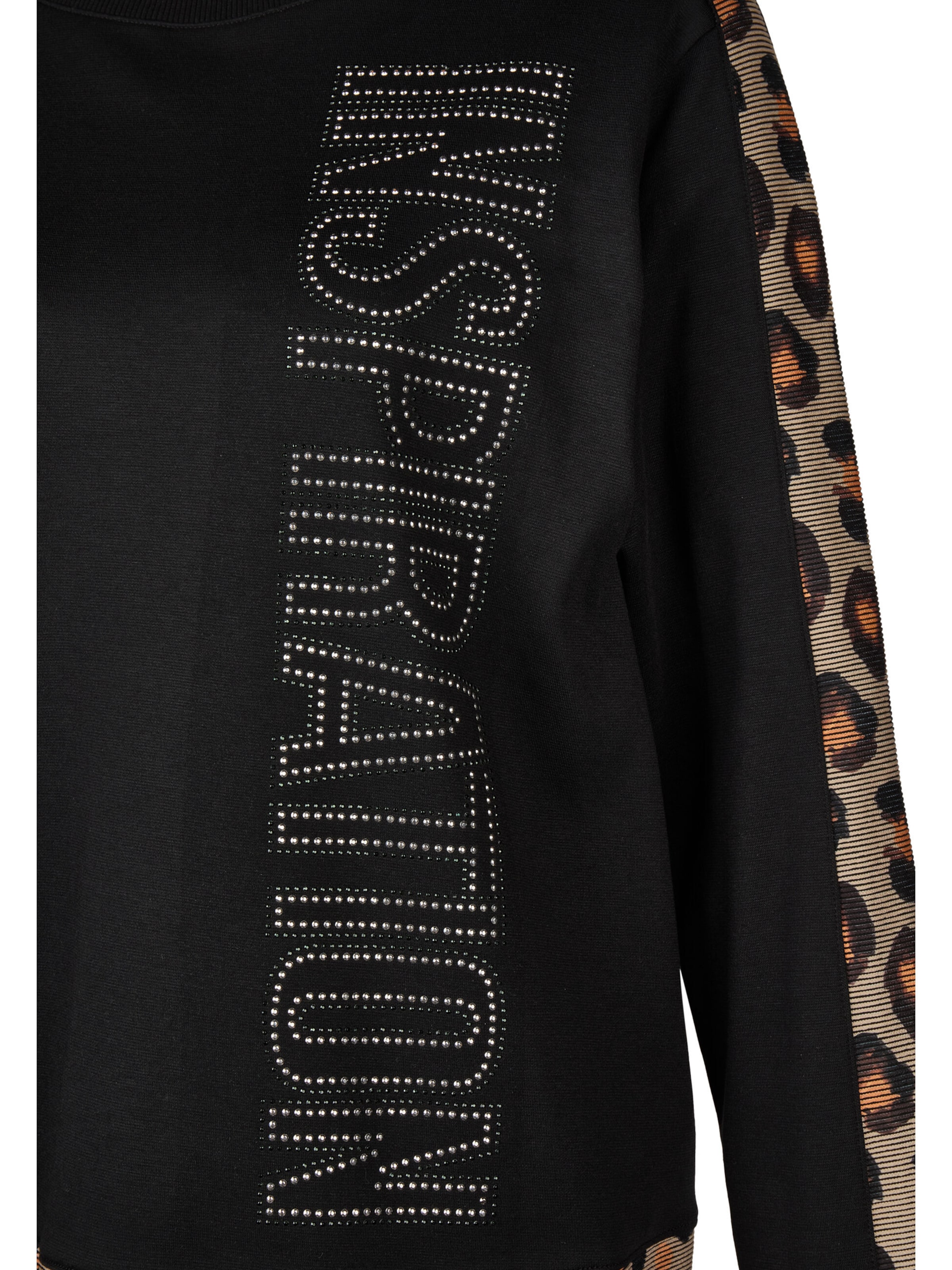 Doris Streich Sweatshirt in Schwarz