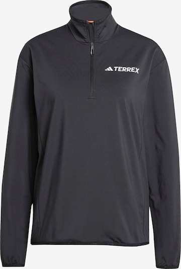 ADIDAS TERREX Tehnička sportska majica u crna / bijela, Pregled proizvoda