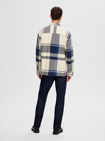 SELECTED HOMME Демисезонная куртка в Синий