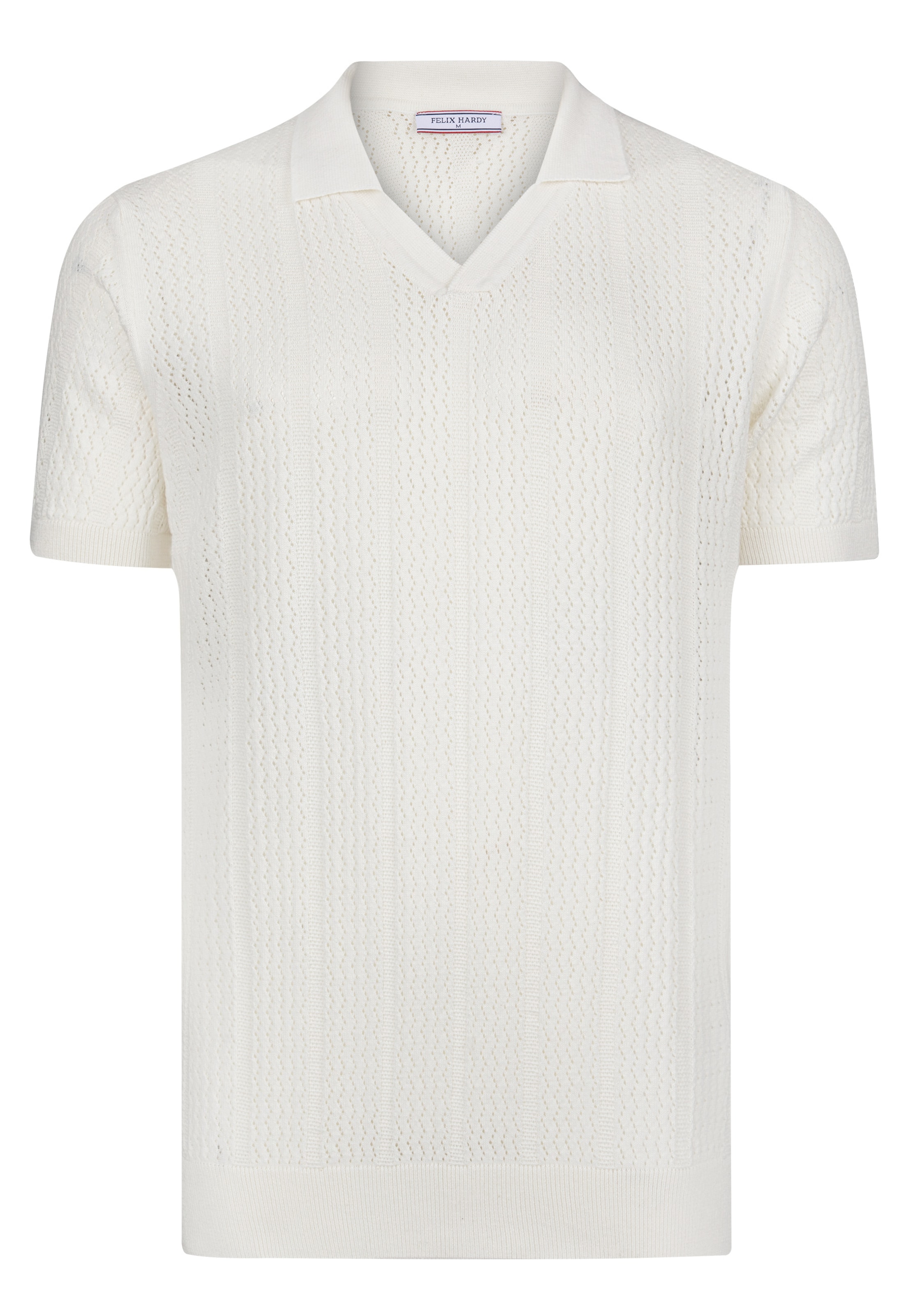 T-Shirt Felix Hardy en blanc : devant