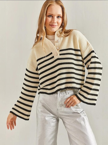 Pull-over 'Pullover' Bianco Lucci en mélange de couleurs