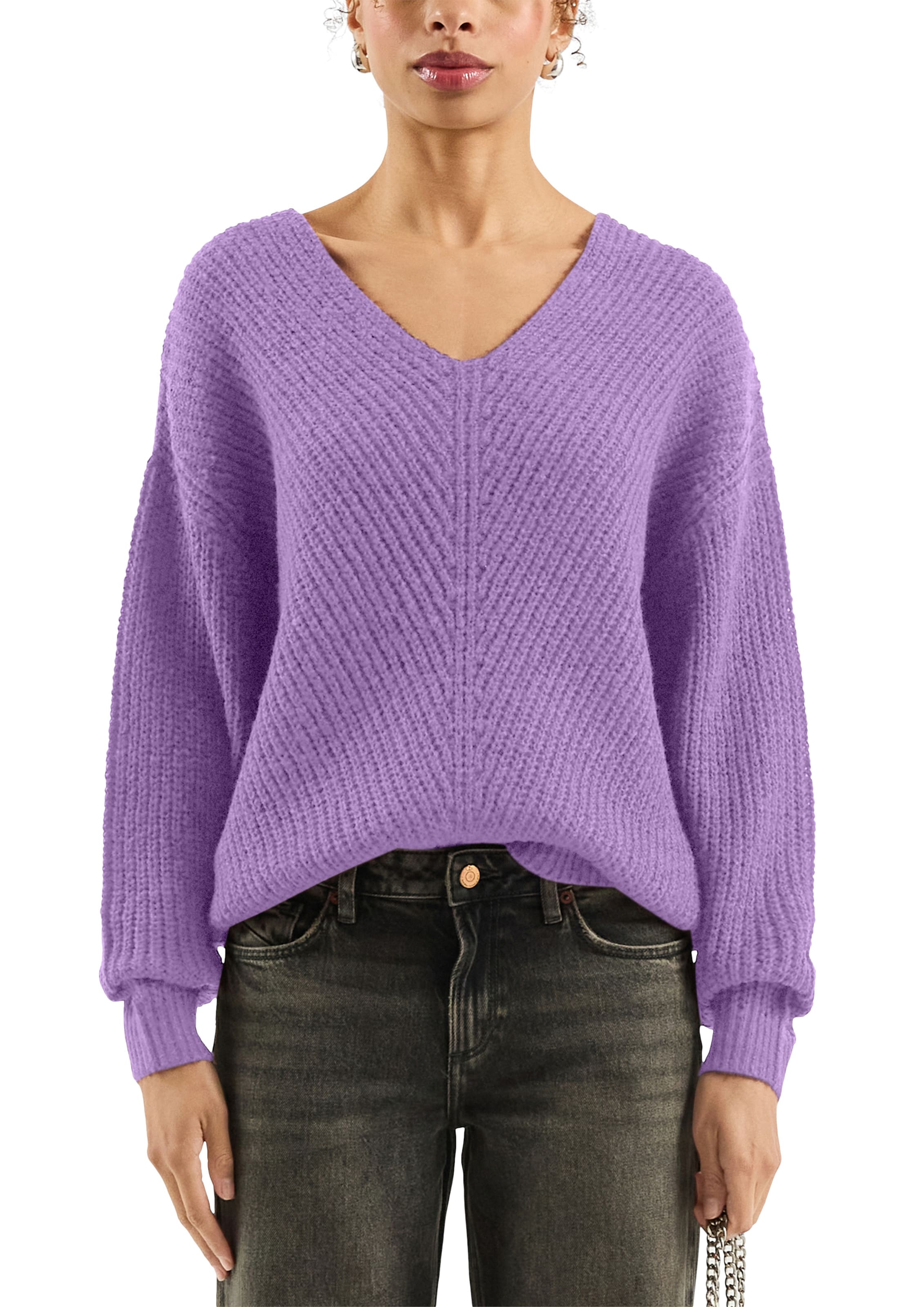 QS Свитер в Лиловый