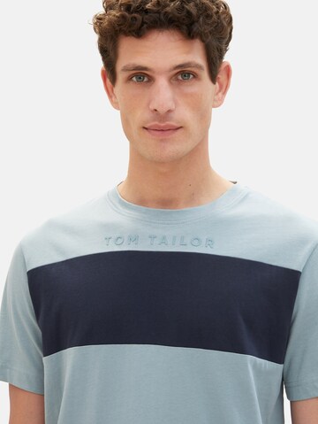 TOM TAILOR T-Shirt in Blau