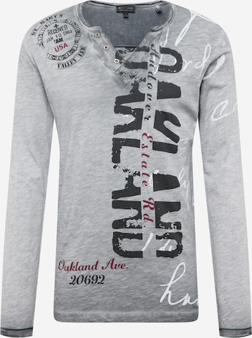 Key Largo Shirt 'VULCANO' in Grau: predná strana