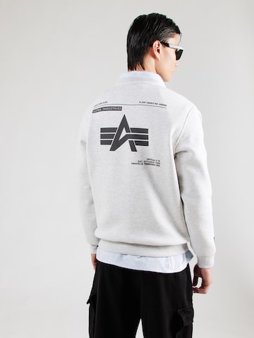 ALPHA INDUSTRIES Μπλούζα φούτερ σε γκρι: μπροστά
