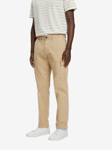 ESPRIT Regular Cargo Pants in Beige