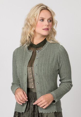 STOCKERPOINT Knit cardigan 'Jasmina' in Green: front