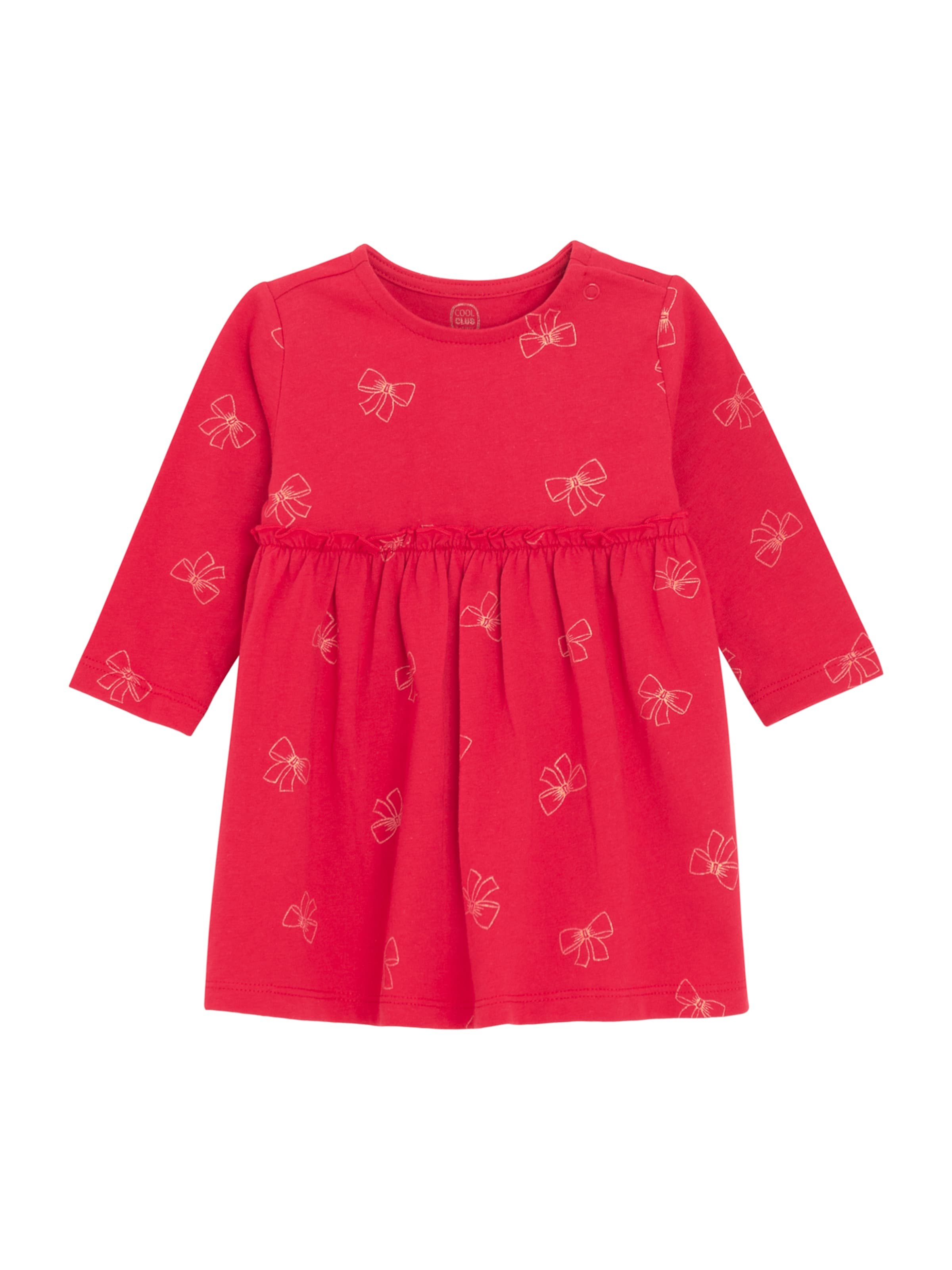 Cool Club Mekko 'DRESS L/S' värissä punainen: etupuoli