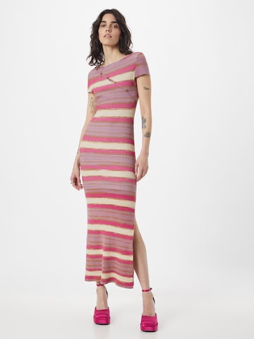 PATRIZIA PEPE Knitted dress in Pink: front